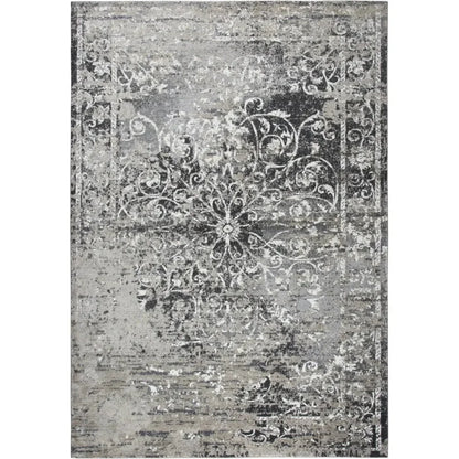 Dado Central Medallion Brown Kitchen Hallway Runner Rug - LOOMLAN - LOOMLAN - Area Rugs