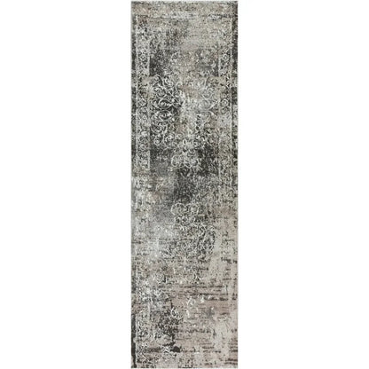 Dado Central Medallion Brown Kitchen Hallway Runner Rug - LOOMLAN - LOOMLAN - Area Rugs