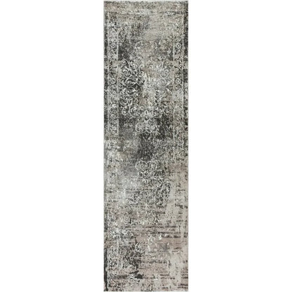 Dado Central Medallion Brown Kitchen Hallway Runner Rug - LOOMLAN - LOOMLAN - Area Rugs