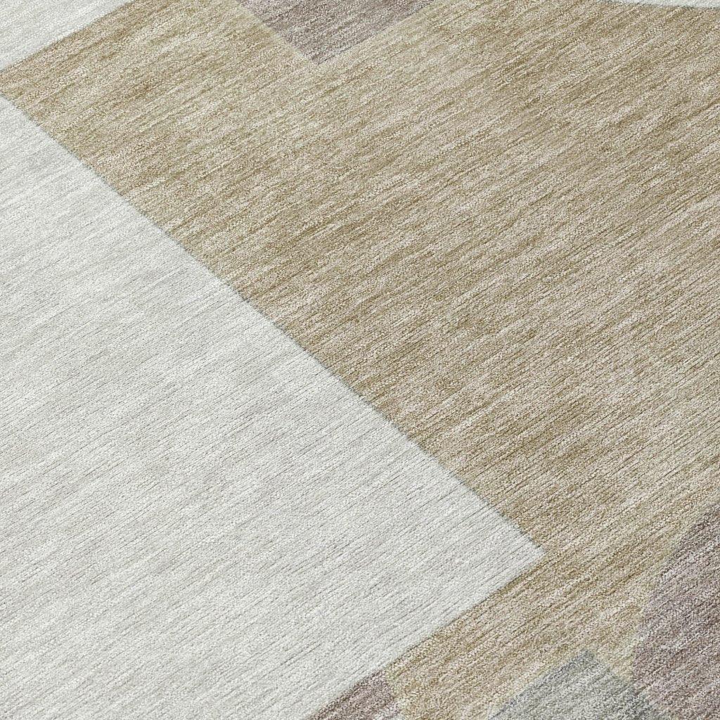 Daeel Brown Washable Indoor - Outdoor Rug - LOOMLAN - LOOMLAN Rugs - Outdoor Rugs