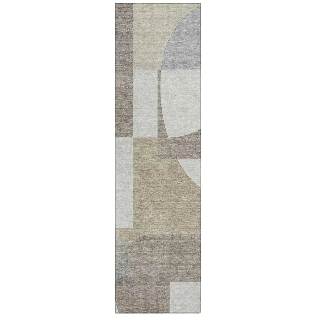 Daeel Brown Washable Indoor - Outdoor Rug - LOOMLAN - LOOMLAN Rugs - Outdoor Rugs