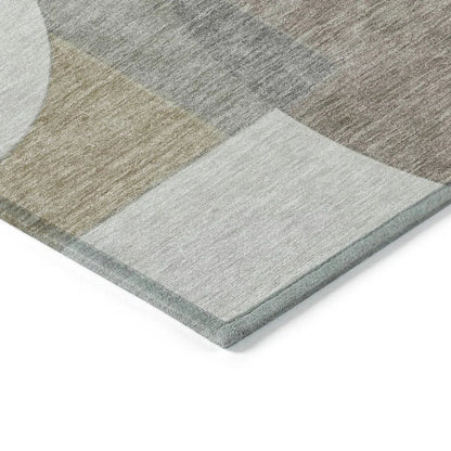 Daeel Brown Washable Indoor - Outdoor Rug - LOOMLAN - LOOMLAN Rugs - Outdoor Rugs