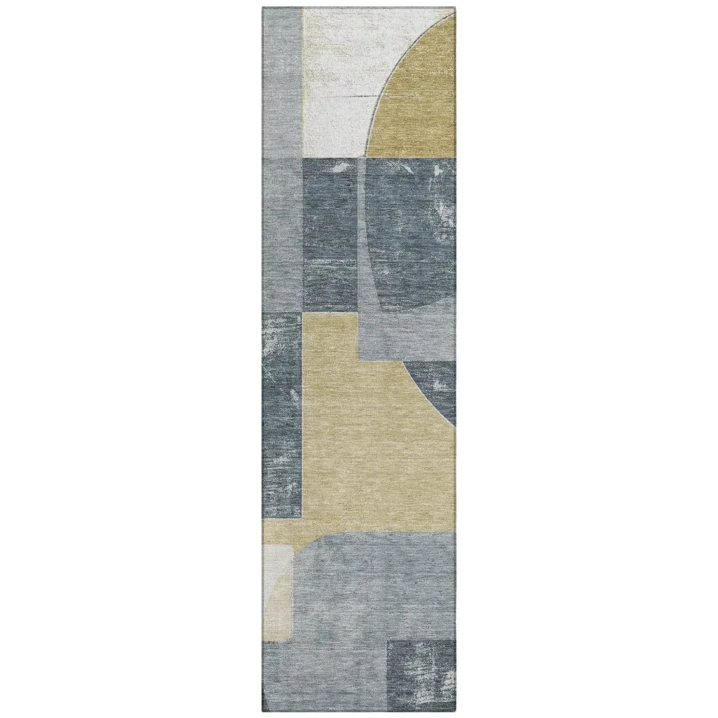 Daeel Gray Washable Indoor - Outdoor Rug - LOOMLAN - LOOMLAN Rugs - Outdoor Rugs