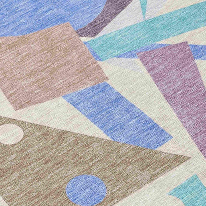 Daeir Brown Washable Indoor - Outdoor Rug - LOOMLAN - LOOMLAN Rugs - Outdoor Rugs