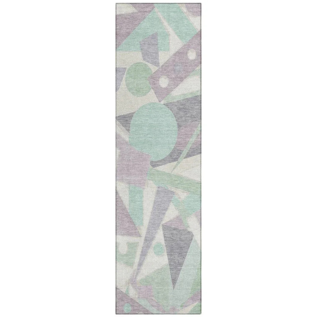 Daeir Lilac Washable Indoor - Outdoor Rug - LOOMLAN - LOOMLAN Rugs - Outdoor Rugs