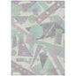 Daeir Lilac Washable Indoor - Outdoor Rug - LOOMLAN - LOOMLAN Rugs - Outdoor Rugs