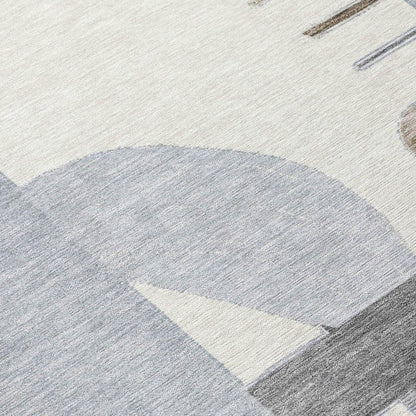 Daeira Brown Washable Indoor - Outdoor Rug - LOOMLAN - LOOMLAN Rugs - Outdoor Rugs