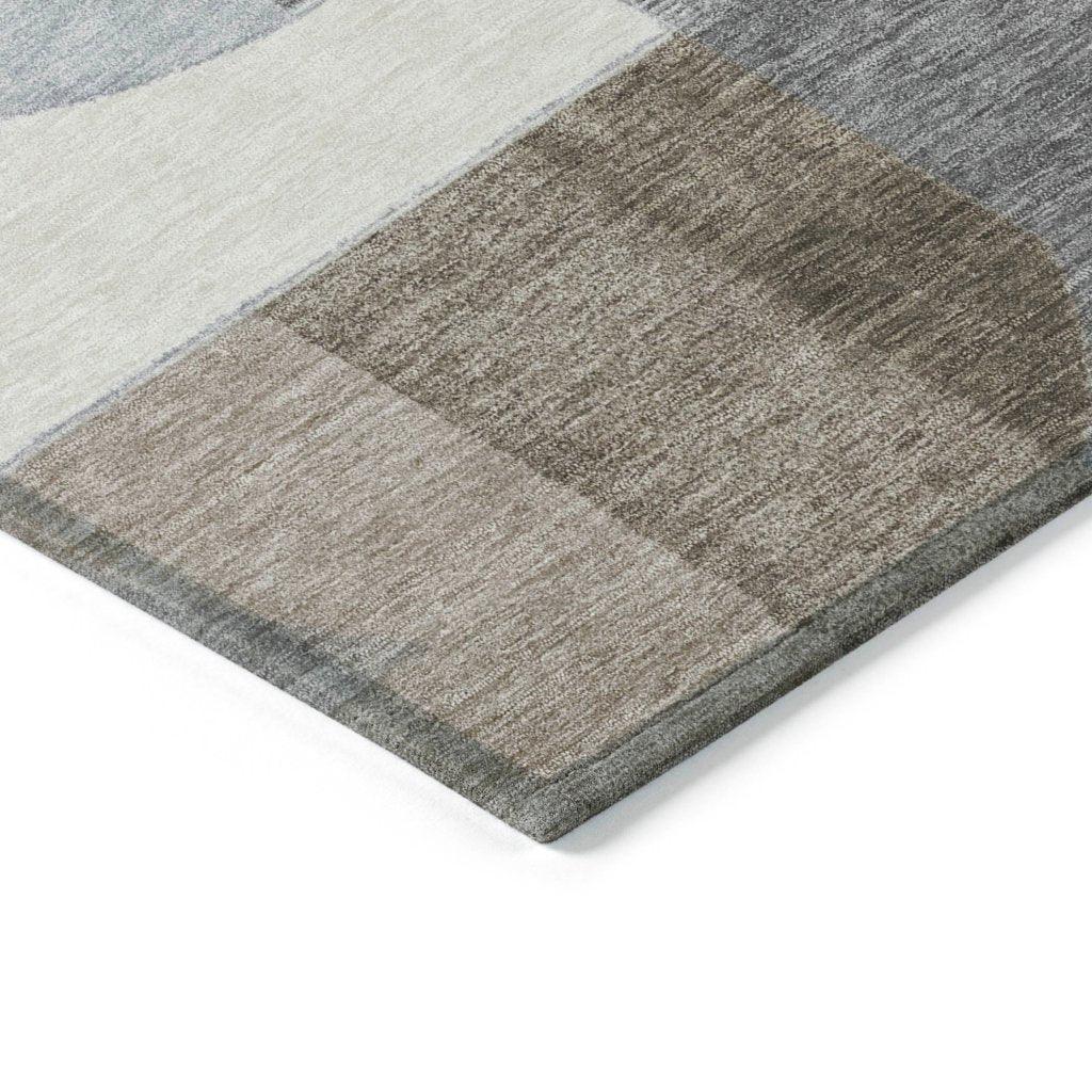 Daeira Brown Washable Indoor - Outdoor Rug - LOOMLAN - LOOMLAN Rugs - Outdoor Rugs