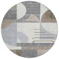 Daeira Brown Washable Indoor - Outdoor Rug - LOOMLAN - LOOMLAN Rugs - Outdoor Rugs