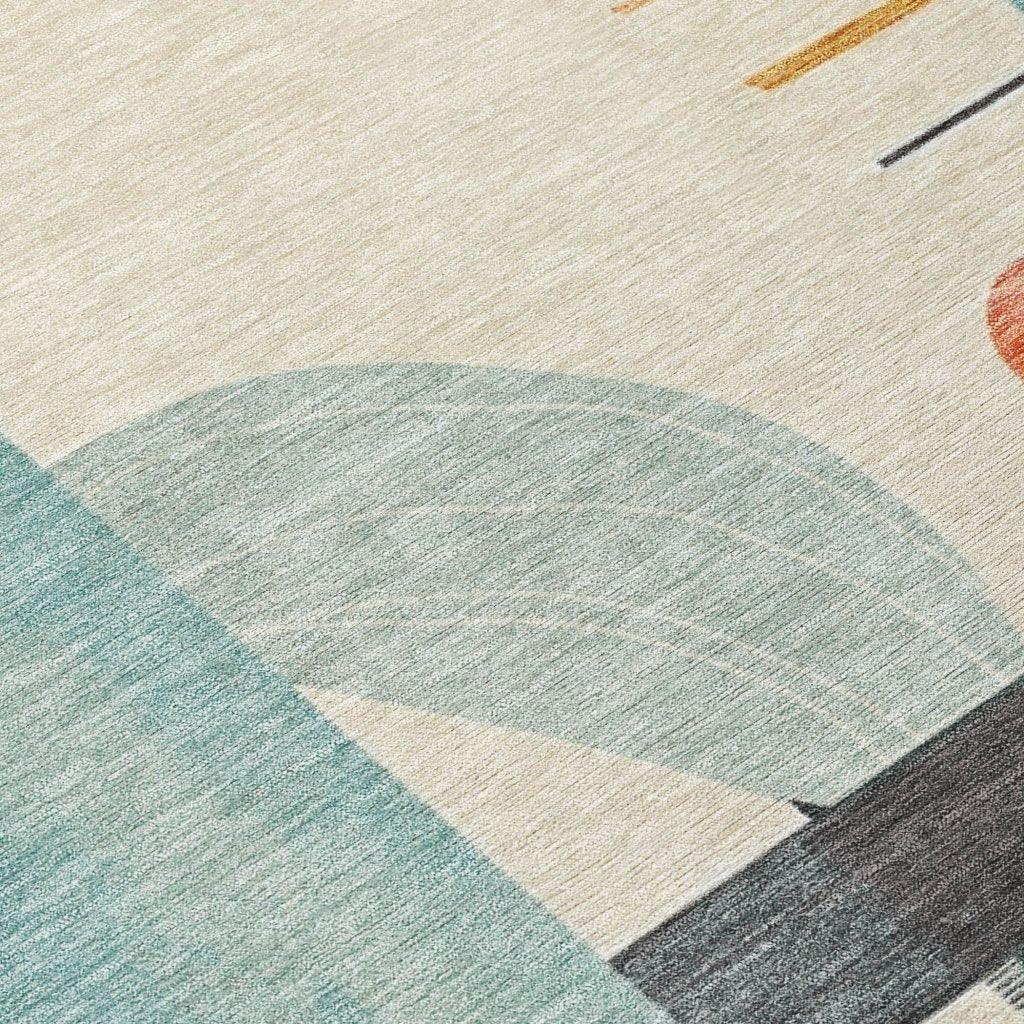 Daeira Gray Washable Indoor - Outdoor Rug - LOOMLAN - LOOMLAN Rugs - Outdoor Rugs