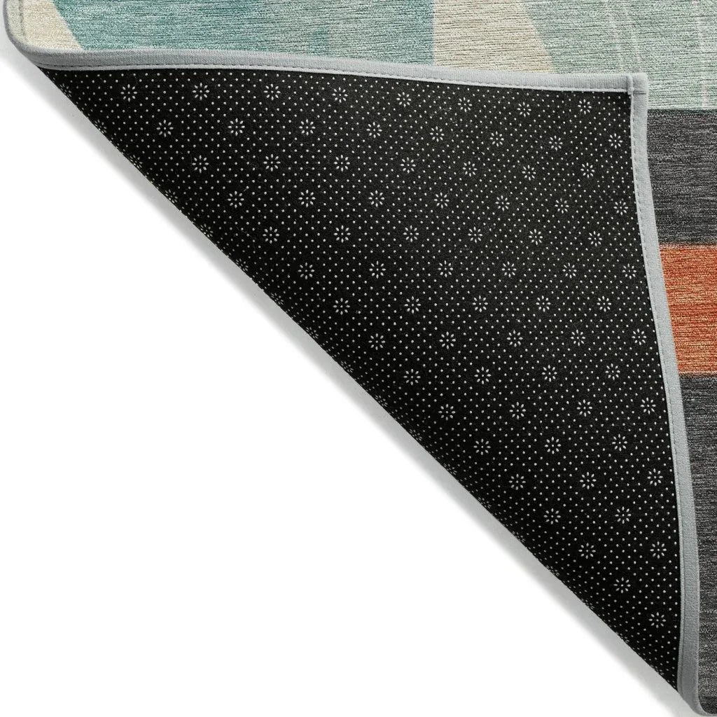 Daeira Gray Washable Indoor - Outdoor Rug - LOOMLAN - LOOMLAN Rugs - Outdoor Rugs