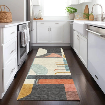 Daeira Gray Washable Indoor - Outdoor Rug - LOOMLAN - LOOMLAN Rugs - Outdoor Rugs