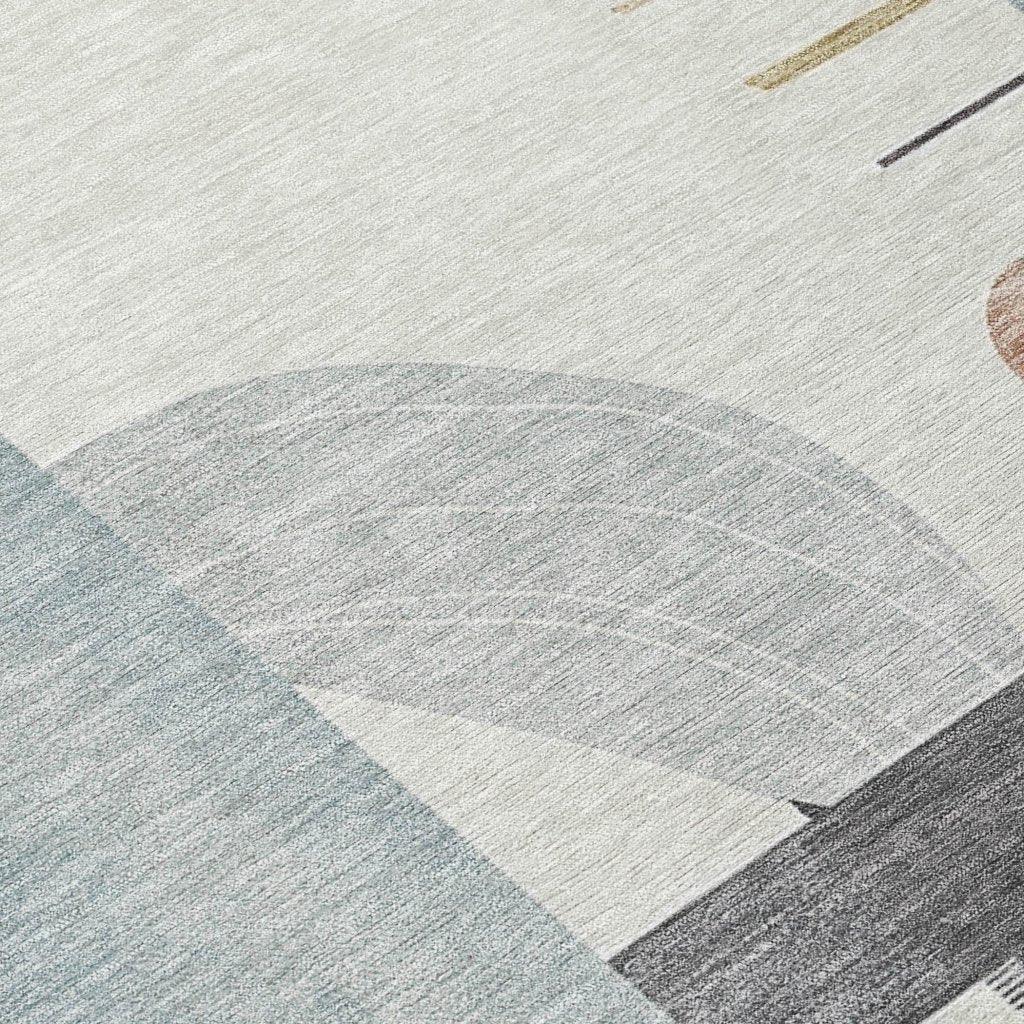 Daeira Orange Washable Indoor - Outdoor Rug - LOOMLAN - LOOMLAN Rugs - Outdoor Rugs