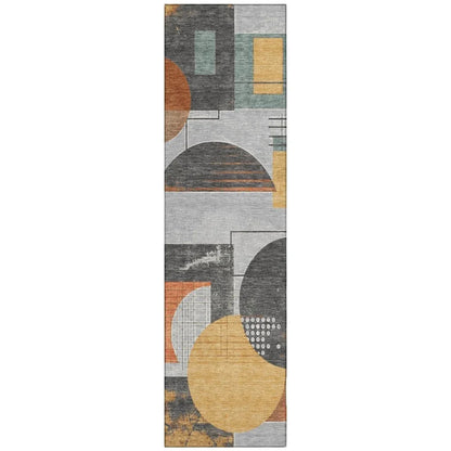 Daeon Gray Washable Indoor - Outdoor Rug - LOOMLAN - LOOMLAN Rugs - Outdoor Rugs