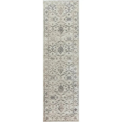 Dage Medallion Floral Beige Kitchen Hallway Runner Rug - LOOMLAN - LOOMLAN - Area Rugs