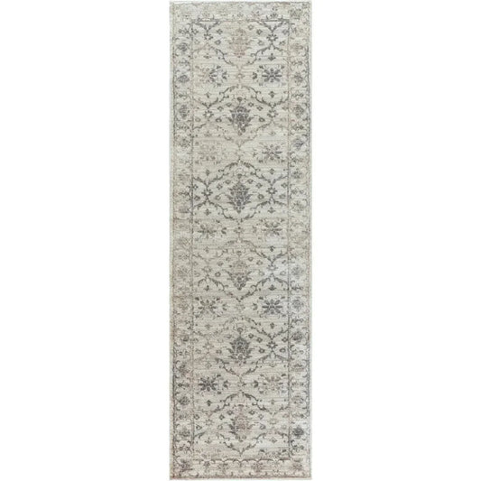Dage Medallion Floral Beige Kitchen Hallway Runner Rug - LOOMLAN - LOOMLAN - Area Rugs