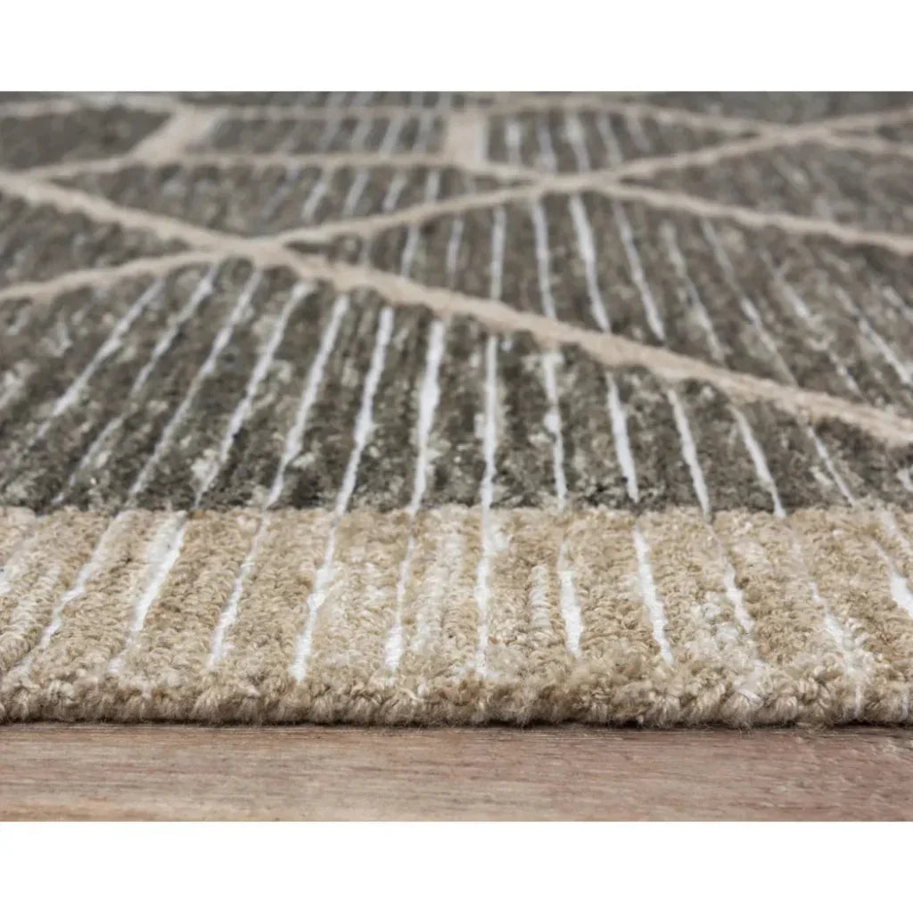 Dagh 5x7 Indoor Outdoor Brown Patio Rug-Outdoor Rugs-LOOMLAN-LOOMLAN