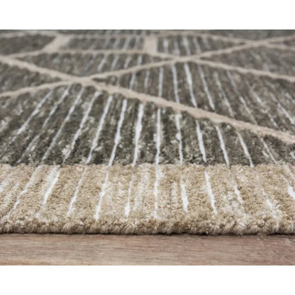 Dagh 5x7 Indoor Outdoor Brown Patio Rug-Outdoor Rugs-LOOMLAN-LOOMLAN