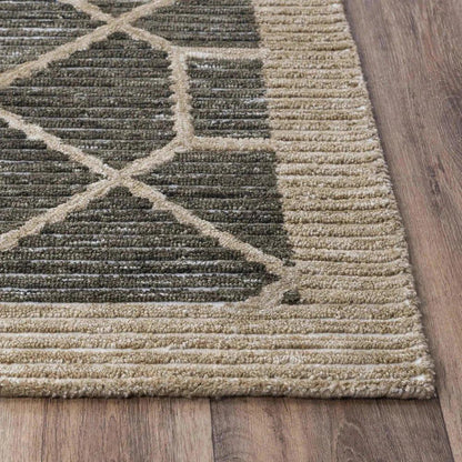 Dagh 5x7 Indoor Outdoor Brown Patio Rug-Outdoor Rugs-LOOMLAN-LOOMLAN