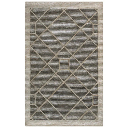 Dagh 5x7 Indoor Outdoor Brown Patio Rug-Outdoor Rugs-LOOMLAN-5' x 7'-LOOMLAN