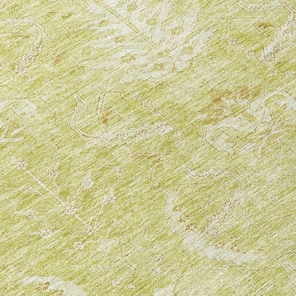 Dahana Green Washable Indoor-Outdoor Rug-Outdoor Rugs-LOOMLAN Rugs-LOOMLAN