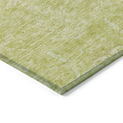 Dahana Green Washable Indoor-Outdoor Rug-Outdoor Rugs-LOOMLAN Rugs-LOOMLAN
