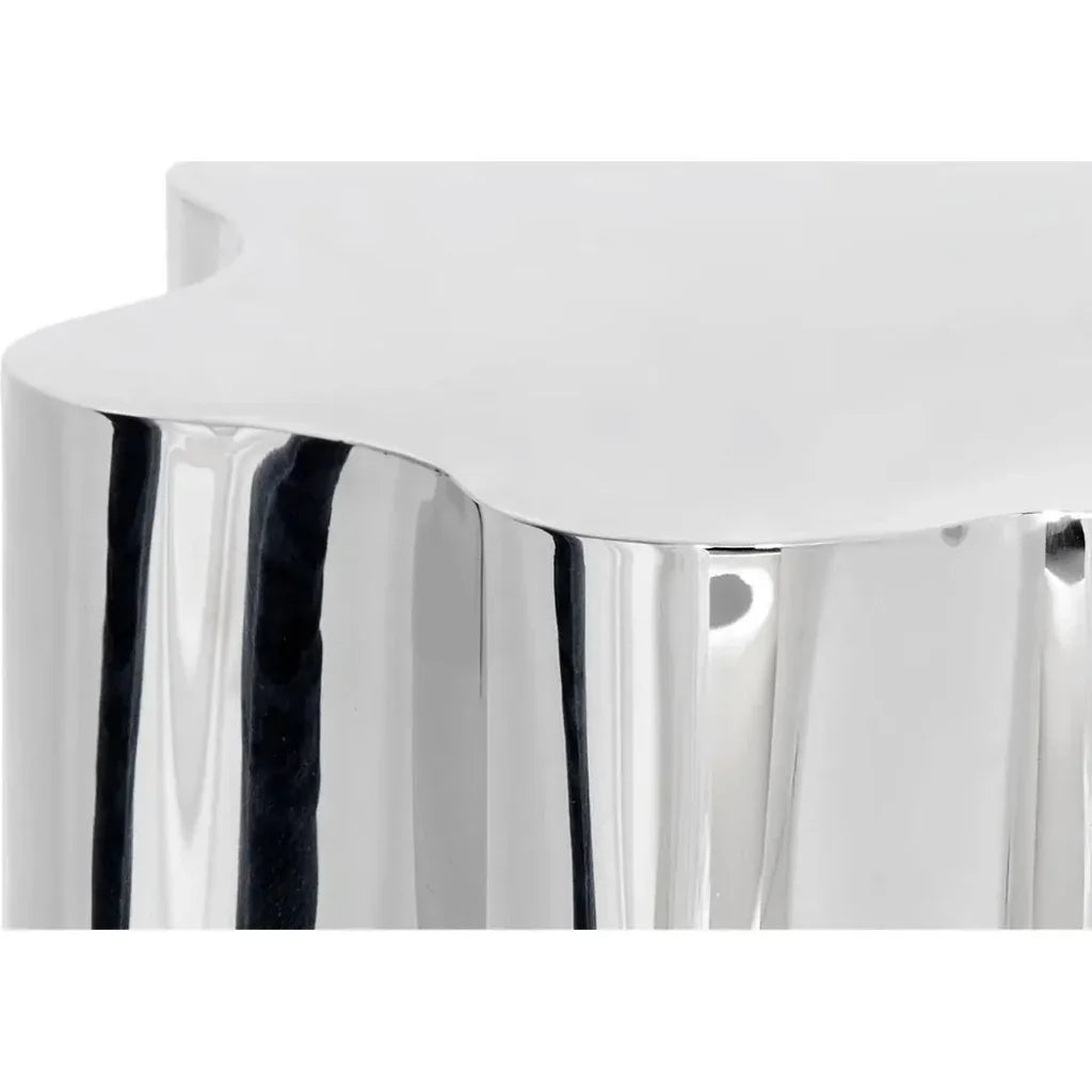 Dahlia Steel Geometric End Table - LOOMLAN - SUNPAN - Side Tables