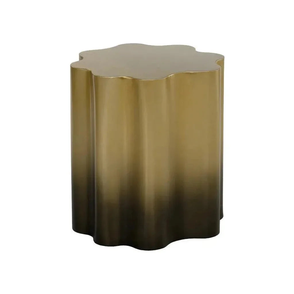 Dahlia Steel Geometric End Table - LOOMLAN - SUNPAN - Side Tables