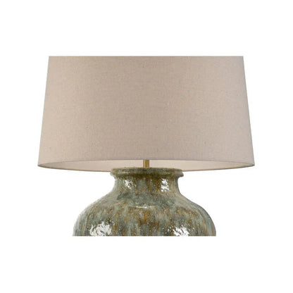 Daichi Unique Glaze Finish Handcrafted Table Lamp - LOOMLAN - Wildwood - Table Lamps