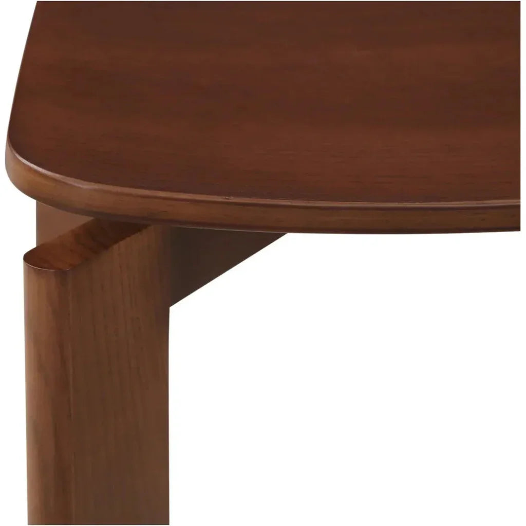 Daifuku Wood Brown Armless Dining Chair 2PC - LOOMLAN - Moe's Home - Dining Chairs