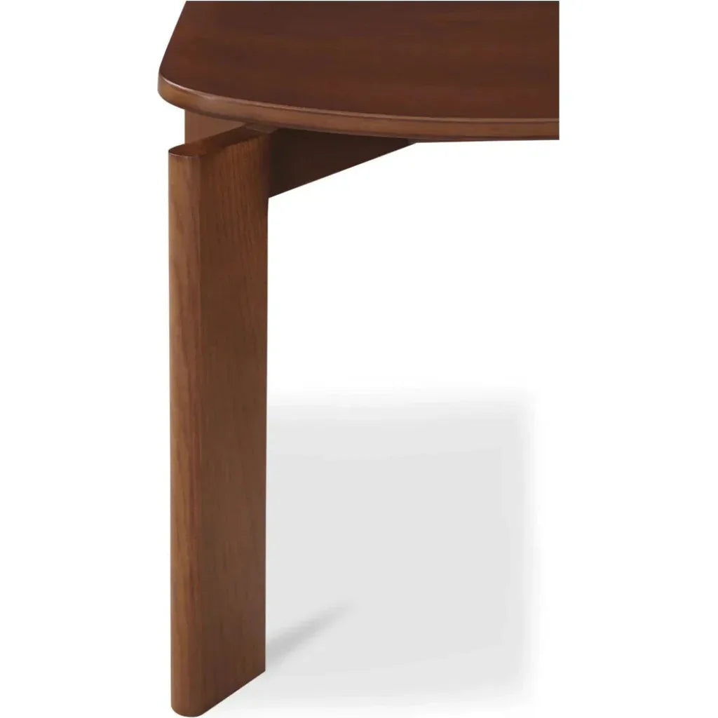 Daifuku Wood Brown Armless Dining Chair 2PC - LOOMLAN - Moe's Home - Dining Chairs