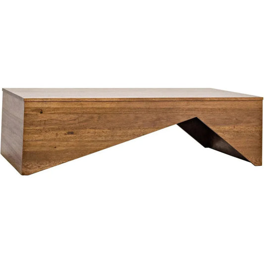 Daiki Wood Rectangle Coffee Table - LOOMLAN - Noir - Coffee Tables