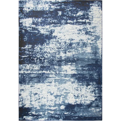 Dain Abstract Blue Kitchen Hallway Runner Rug - LOOMLAN - LOOMLAN - Area Rugs