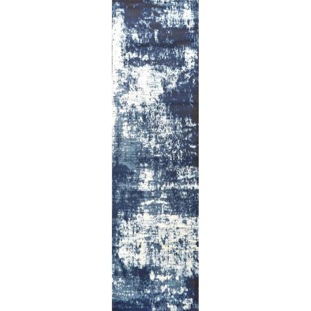 Dain Abstract Blue Kitchen Hallway Runner Rug - LOOMLAN - LOOMLAN - Area Rugs