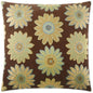 Daisy May Chocolate Brown Throw Pillow Insert - LOOMLAN - D.V. Kap - Throw Pillows