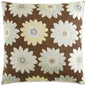 Daisy May White Throw Pillow With Insert - LOOMLAN - D.V. Kap - Throw Pillows