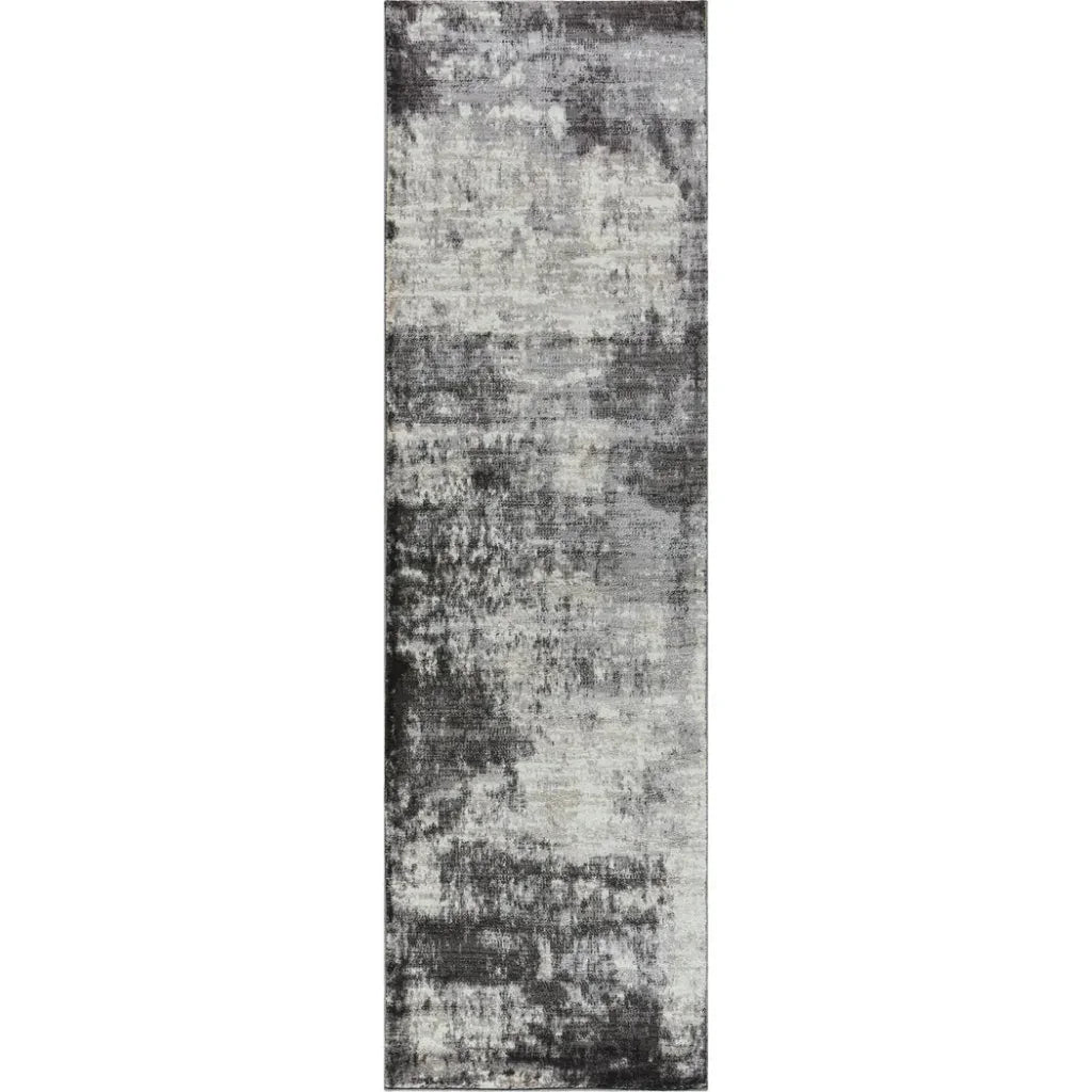 Dakh Abstract Brown Kitchen Hallway Runner Rug - LOOMLAN - LOOMLAN - Area Rugs