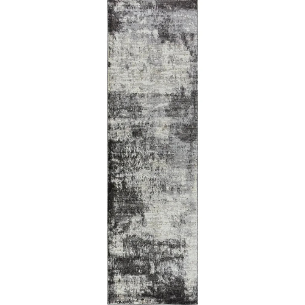Dakh Abstract Brown Kitchen Hallway Runner Rug - LOOMLAN - LOOMLAN - Area Rugs