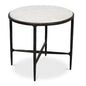 Dakor Iron Framed Black Side Table - LOOMLAN - Sarreid - Side Tables