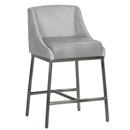 Dalary Leather Counter Stool - LOOMLAN - SUNPAN - Counter Stools