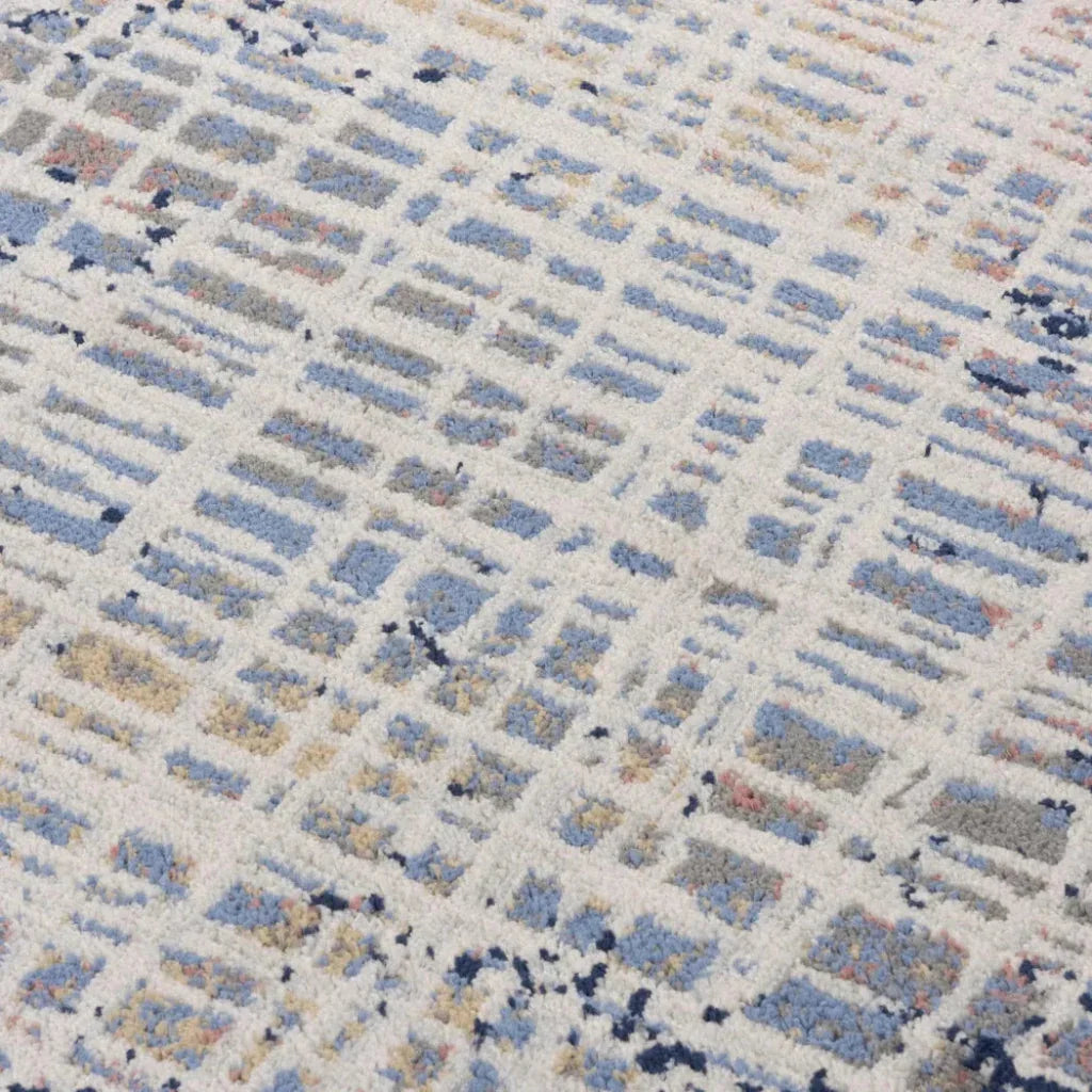 Dali Abstract Blue Kitchen Hallway Runner Rug - LOOMLAN - LOOMLAN - Area Rugs