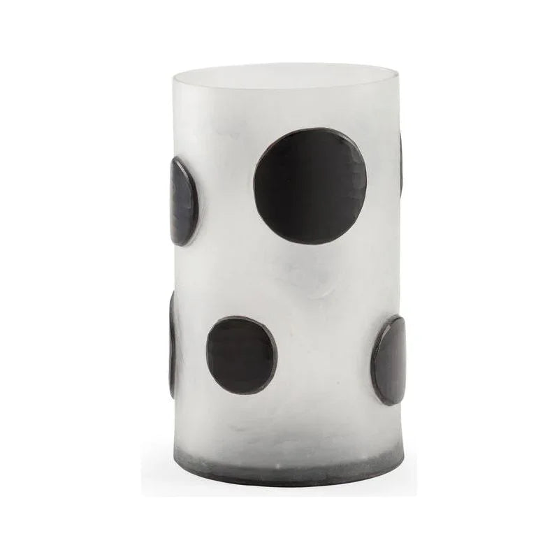 Dali Dot Frosted Glass Vase - LOOMLAN - Wildwood - Vases & Jars