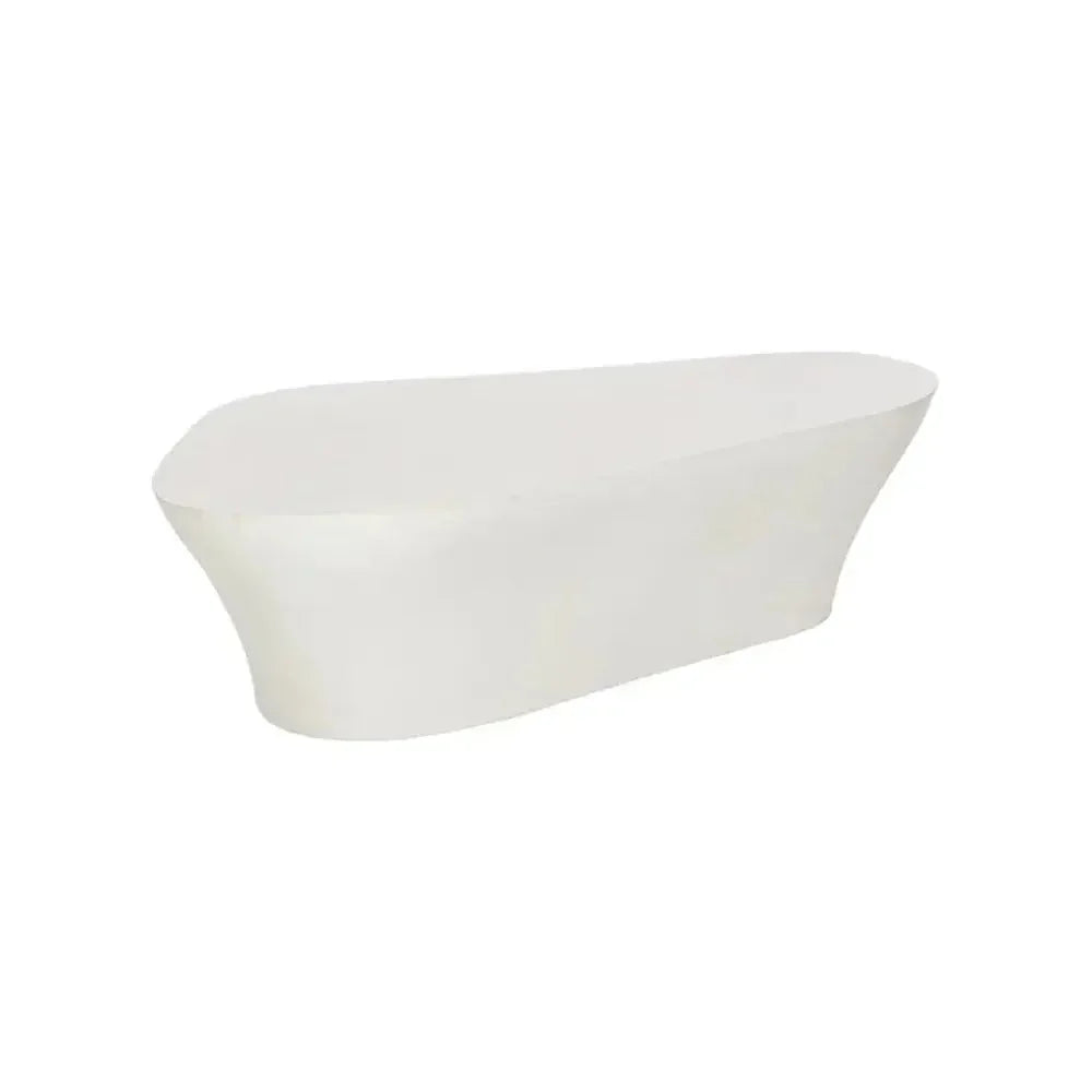 Dali White Outdoor Geometric Coffee Table-Outdoor Coffee Tables-SUNPAN-LOOMLAN