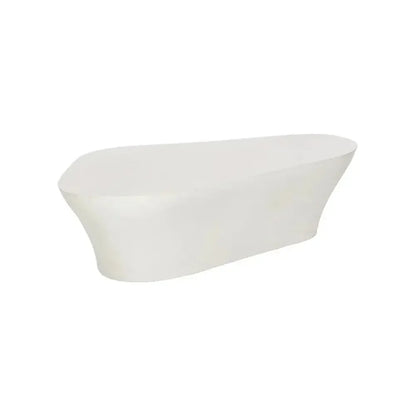 Dali White Outdoor Geometric Coffee Table-Outdoor Coffee Tables-SUNPAN-LOOMLAN