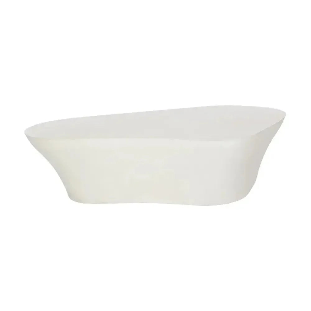 Dali White Outdoor Geometric Coffee Table-Outdoor Coffee Tables-SUNPAN-LOOMLAN