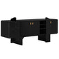 Dallas Wooden Black Sideboard - LOOMLAN - Noir - Sideboards