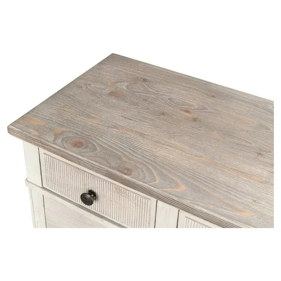 Dalmar Bungalow Two Tone White Dresser - LOOMLAN - Sarreid - Dressers