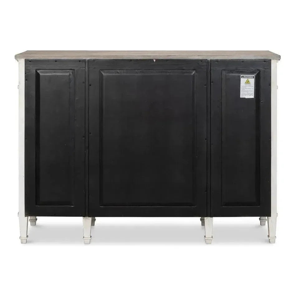 Dalmar Bungalow Two Tone White Dresser - LOOMLAN - Sarreid - Dressers