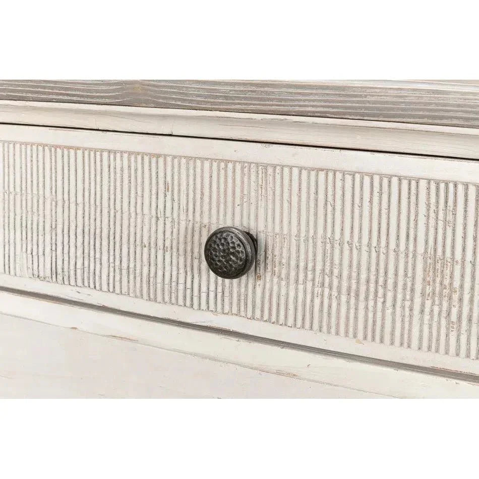 Dalmar Bungalow Two Tone White Dresser - LOOMLAN - Sarreid - Dressers