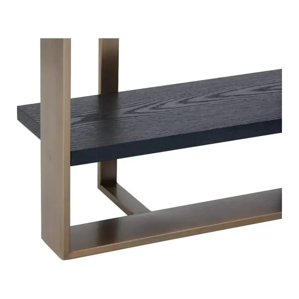 Dalton Steel Framed Modern Etagere-Etageres-SUNPAN-LOOMLAN